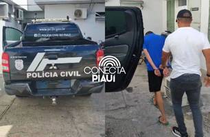 Homem com mandado de prisão por assalto é preso na zona Norte de Teresina (Foto: Repórter 12/Conecta Piauí)