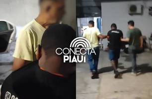 Homem condenado por roubo é preso ao atender intimação em Teresina (Foto: Repórter 12/Conecta Piauí)