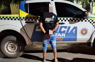 Homem é autuado após causar confusão e desacatar policiais em Pio IX (Foto: Reprodução)