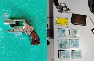 Homem é preso após ameaçar outro com arma de fogo de Joaquim Pires (Foto: Reprodução)