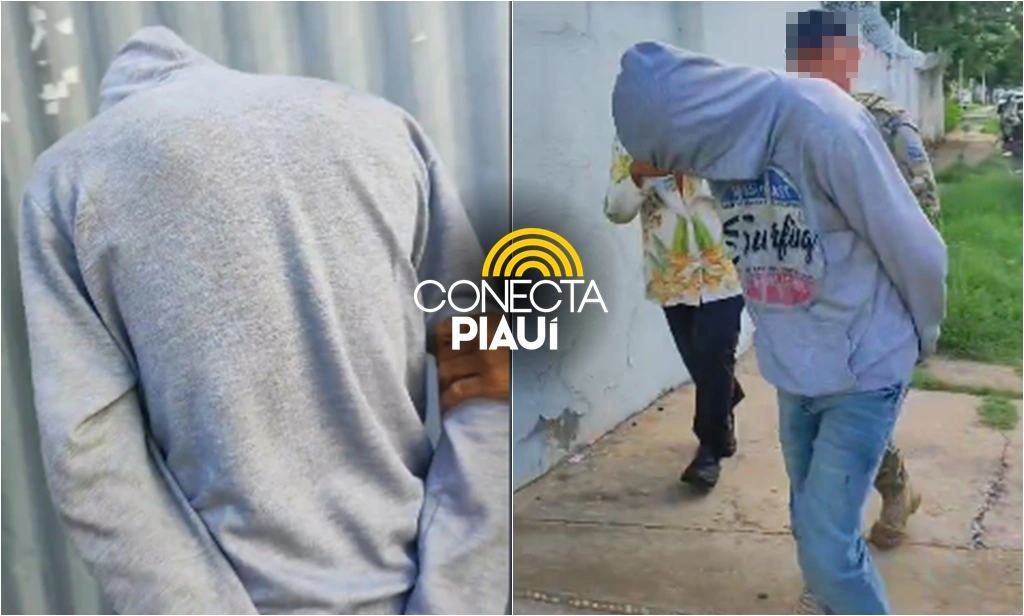 Homem é preso com celular roubado e encaminhado à Central de Flagrantes pelo BOPE