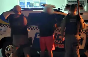 Homem é preso com mandado de prisão em aberto em Elesbão Veloso (Foto: Reprodução)