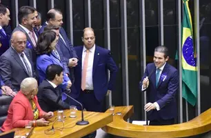 Hugo Motta é eleito presidente da Câmara Federal (Foto: Reprodução/Zeca Ribeiro/Câmara dos Deputados)