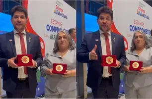 Hugo Napoleão recebe Selo Ouro por desempenho na alfabetização infantil (Foto: Reprodução)