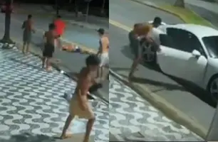 Idoso é agredido até perder consciência após reclamar de barulho de carro em SP (Foto: Reprodução)