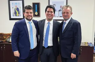 Joãozinho Félix e André Fufuca anunciam projeto da Vila Esportiva em Campo Maior (Foto: Reprodução)