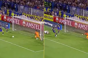 Jornal Olé, da Argentina, detona Cavani após perder gol em eliminação do Boca (Foto: Reprodução)