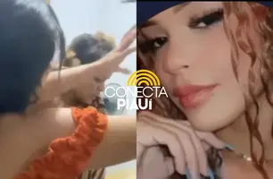 Jovem é torturada e tem cabelo cortado em Altos; agressoras divulgaram o vídeo (Foto: Reprodução)