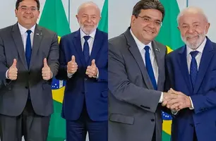 Lula parabeniza Rafael Fonteles por posse como presidente do Consórcio Nordeste (Foto: Reprodução - Redes Sociais)