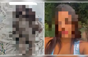 Mãe de 19 anos é presa suspeita de matar e enterrar bebê recém-nascido em Inhuma (Foto: Reprodução/Cidades em Foco)