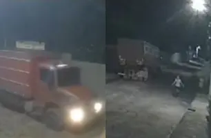 'Maníaco do caminhão': caminhoneiro é flagrado atacando mulher em Piripiri (Foto: Reprodução)