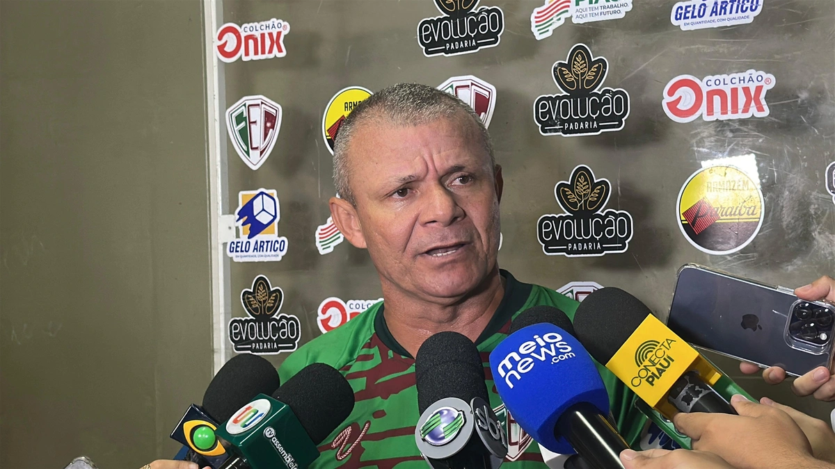 Marcinho Guerreiro, técnico do Fluminense-PI