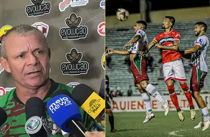 Marcinho se revolta com a arbitragem em jogo contra o River-PI; Flu posta nota (Foto: Conecta Piauí)