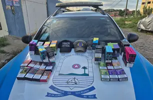 Material apreendido pela polícia (Foto: Ascom/Divulgação)