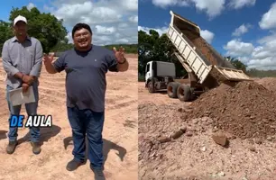 Maxwell da Mariínha visita novas obras em educação e infraestrutura de Altos (Foto: Reprodução/Instagram)