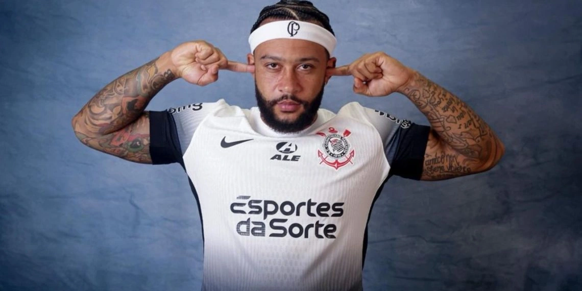 Memphis Depay, atacante do Corinthians