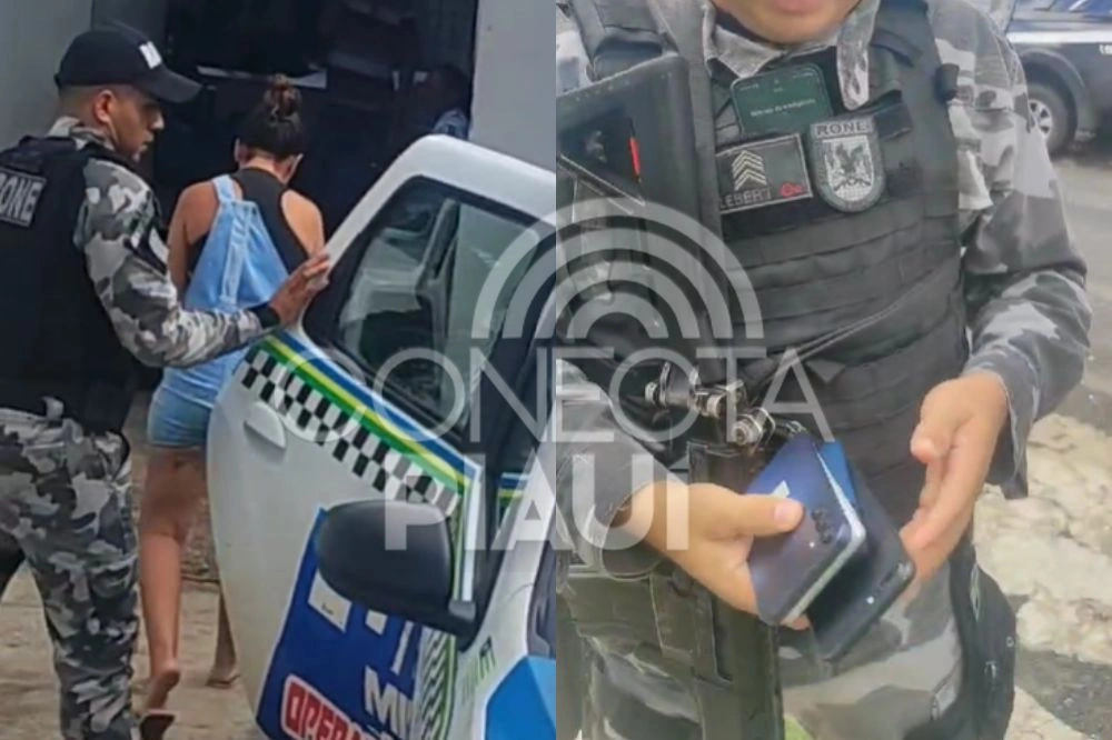 Mulher é presa com celulares roubados após polícia rastrear aparelhos em Teresina