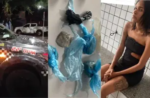 Mulher já apreendida na adolescência é presa por tráfico em Teresina (Foto: Reprodução)