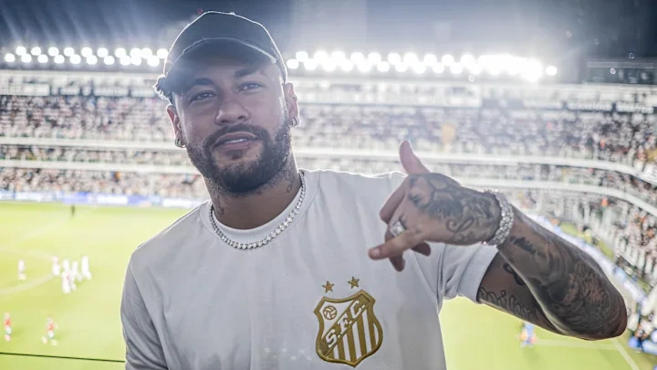 Neymar, atacante do Santos-SP