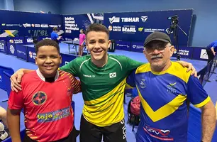 Piauiense Israel Junior faz história com título inédito e vaga na seleção brasileira de tênis de mesa (Foto: Ascom Governo do Piauí)