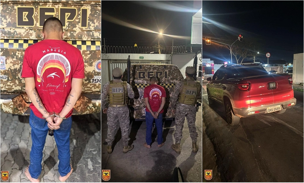Polícia Militar recupera veículo roubado e prende suspeito em Teresina