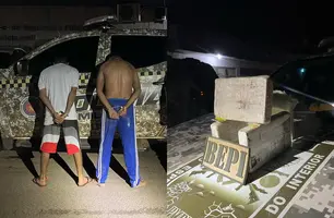 Polícia prende dupla suspeita de tráfico e apreende R$ 400 mil em drogas em Picos (Foto: Reprodução/BEPI)