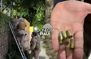 Polícia prende homem que ameaçava vizinhos com fuzil e atirava na rua em Teresina (Foto: Reprodução)