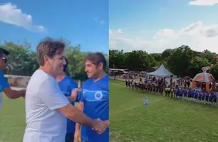 Prefeito Apolinário Moraes abre o Torneio Cidade 2025 em Bom Princípio do Piauí (Foto: Reprodução/Instagram)