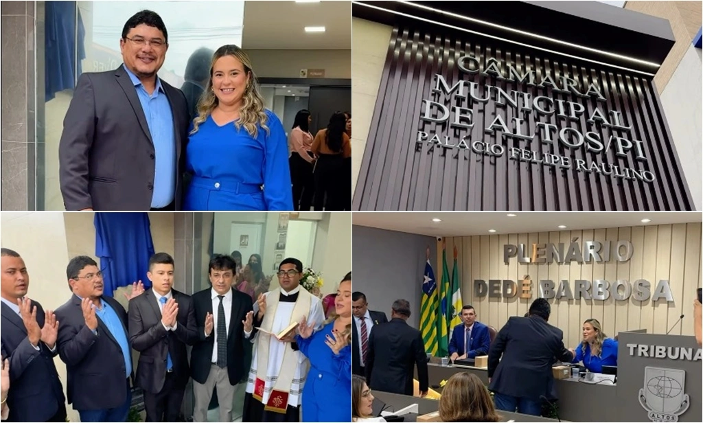 Prefeito de Altos participa da abertura dos trabalhos na Câmara Municipal