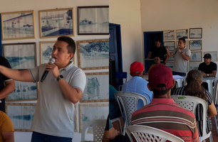 Prefeito Dr. Fábiano Araújo em reunião com população de São Francisco do Piauí (Foto: Reprodução - Redes Sociais)