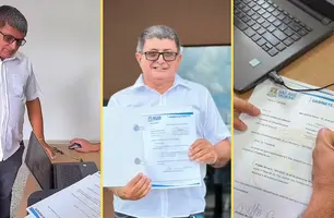 Prefeito Milton Gomes protocola projeto para reajuste do piso salarial dos professores (Foto: Reprodução/Redes Sociais)