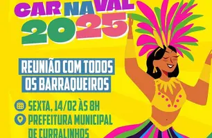Prefeitura de Curralinhos convoca barraqueiros para reunião sobre o Carnaval 2025 (Foto: Divulgação)