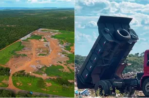 Prefeitura de Oeiras recupera aterro sanitário e libera acesso em três dias (Foto: Reprodução)