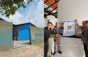 Prefeitura de União entrega reforma completa da EM José Ricardo de Sousa (Foto: Reprodução)