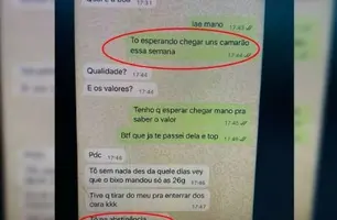 Preso encomendava e vendia maconha por zap: “Tem camarão nessa semana” (Foto: Reprodução)