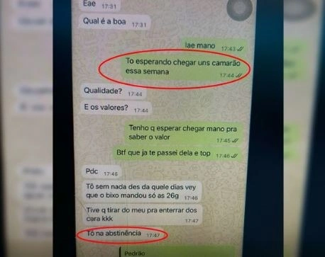 Preso encomendava e vendia maconha por zap: “Tem camarão nessa semana”