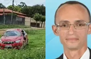 Professor morre em grave acidente na PI-110 na saída da cidade de Piracuruca (Foto: Reprodução)