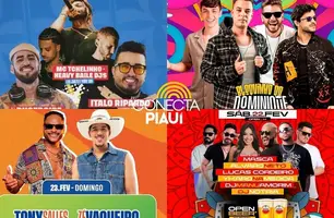 Programação de carnaval para este fim de semana (Foto: Reprodução)
