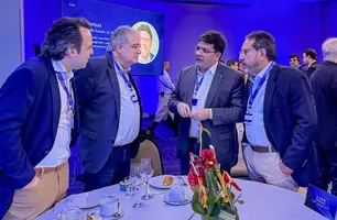 Rafael Fonteles apresenta potencial econômico do Piauí a líderes empresariais (Foto: Juliana Cássia)