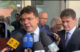 Rafael Fonteles em entrevista coletiva na Alepi (Foto: James Rodrigues/Conecta Piauí)