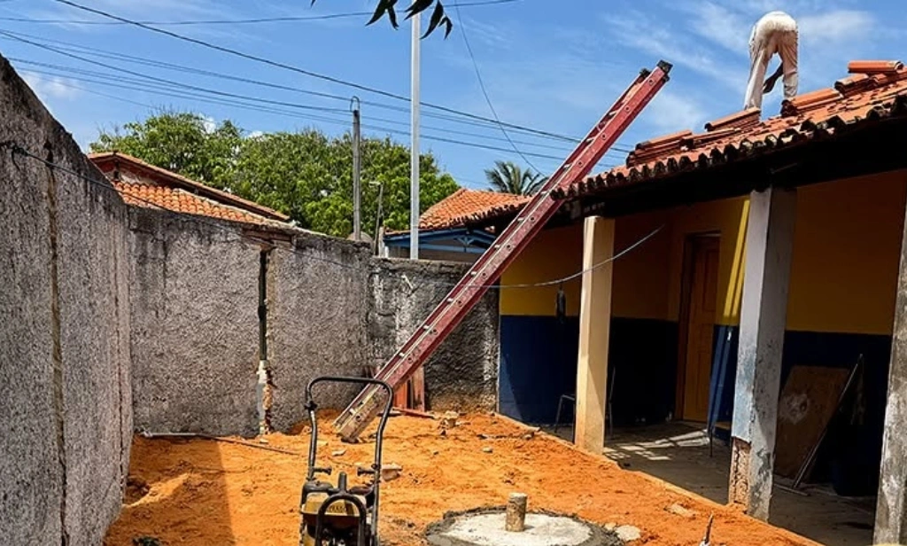 Reforma nas escolas de Luís Correia seguem a todo vapor para o ensino de qualidade