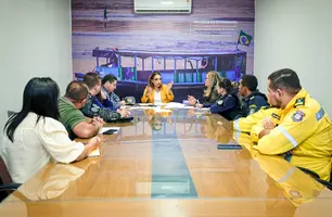 Reunião alinha estratégias para garantir segurança no Zé Pereira 2025 em Timon (Foto: Divulgação)