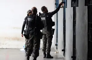 Sejus lança operação para reforço nas vistorias e vigilância das unidades penais do estado (Foto: SSP-PI)