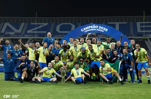 Seleção Brasileira conquistou o Sul-Americano Sub-20 pela 13ª vez (Foto: Rafael Ribeiro/CBF)