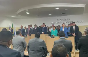 Solenidade marca início do ano legislativo na Câmara Municipal de Timon (Foto: Conecta Piauí)