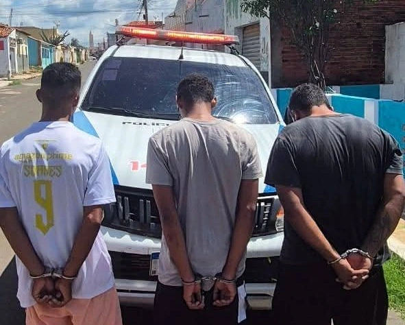 Trio é preso com cocaína em Santo Inácio do Piauí ao retornar de São Paulo