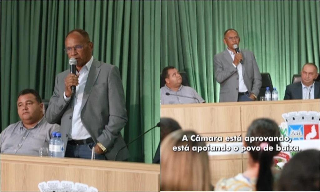 Zé Luís participa do inicio dos trabalhos legislativos em Baixa Grande do Ribeiro