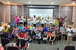 Abdoral Melo participa da abertura do ano letivo do EJA em São João do Arraial (Foto: Reprodução)