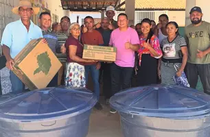 Alvorada do Gurguéia reforça agricultura familiar com entrega de Kits de irrigação (Foto: Reprodução)