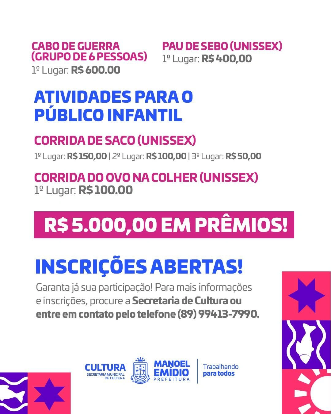 Aniversário de Manoel Emídio